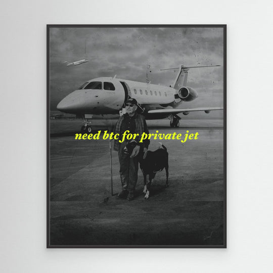 NEED BTC FOR PRIVATE JET