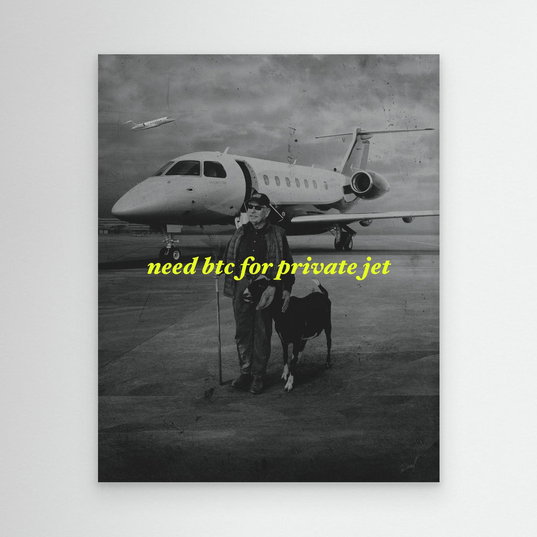 NEED BTC FOR PRIVATE JET