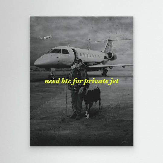 NEED BTC FOR PRIVATE JET
