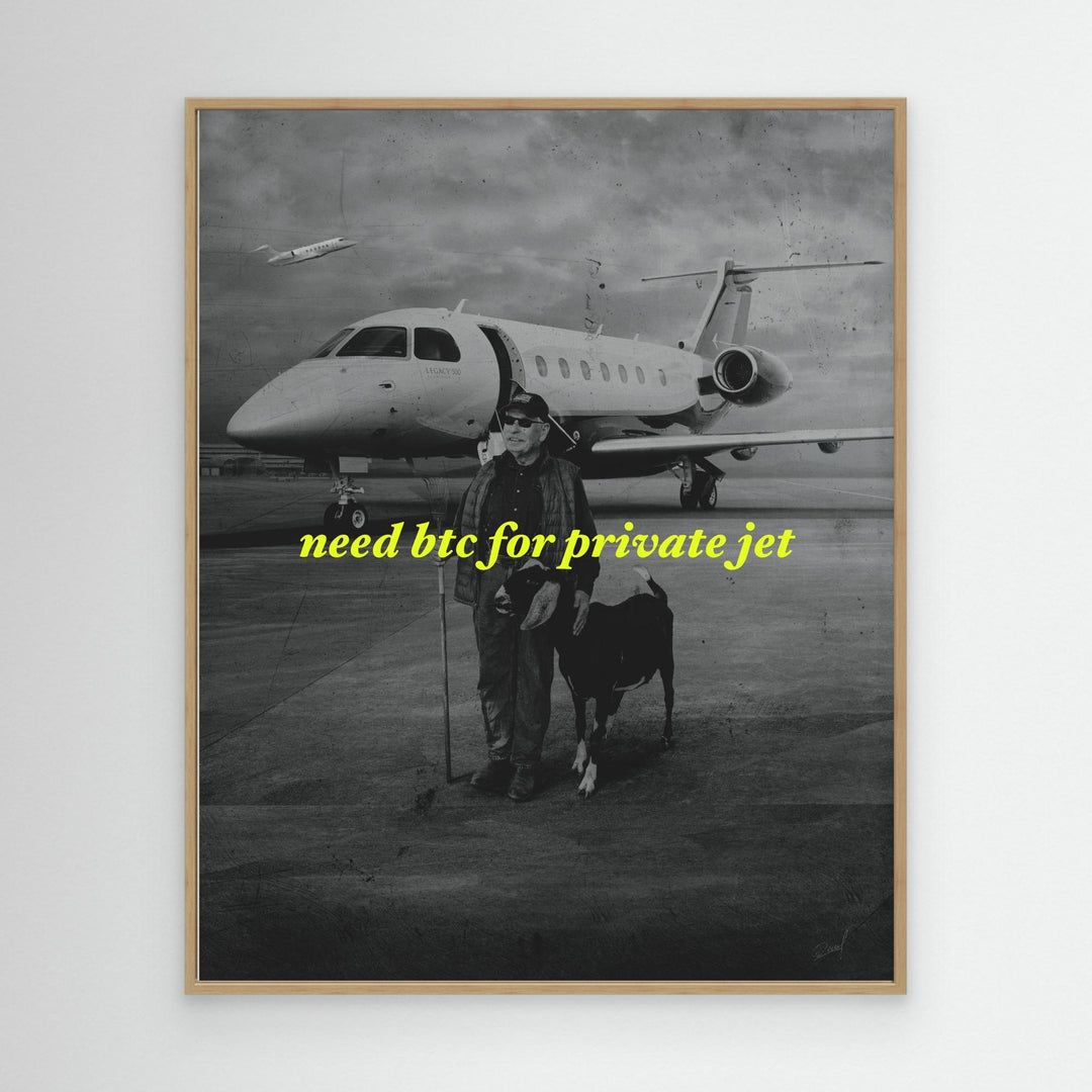 NEED BTC FOR PRIVATE JET