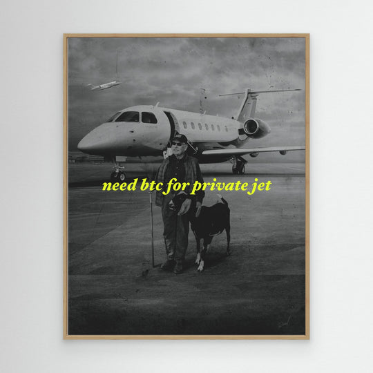 NEED BTC FOR PRIVATE JET