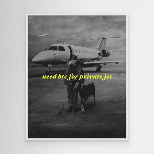 NEED BTC FOR PRIVATE JET