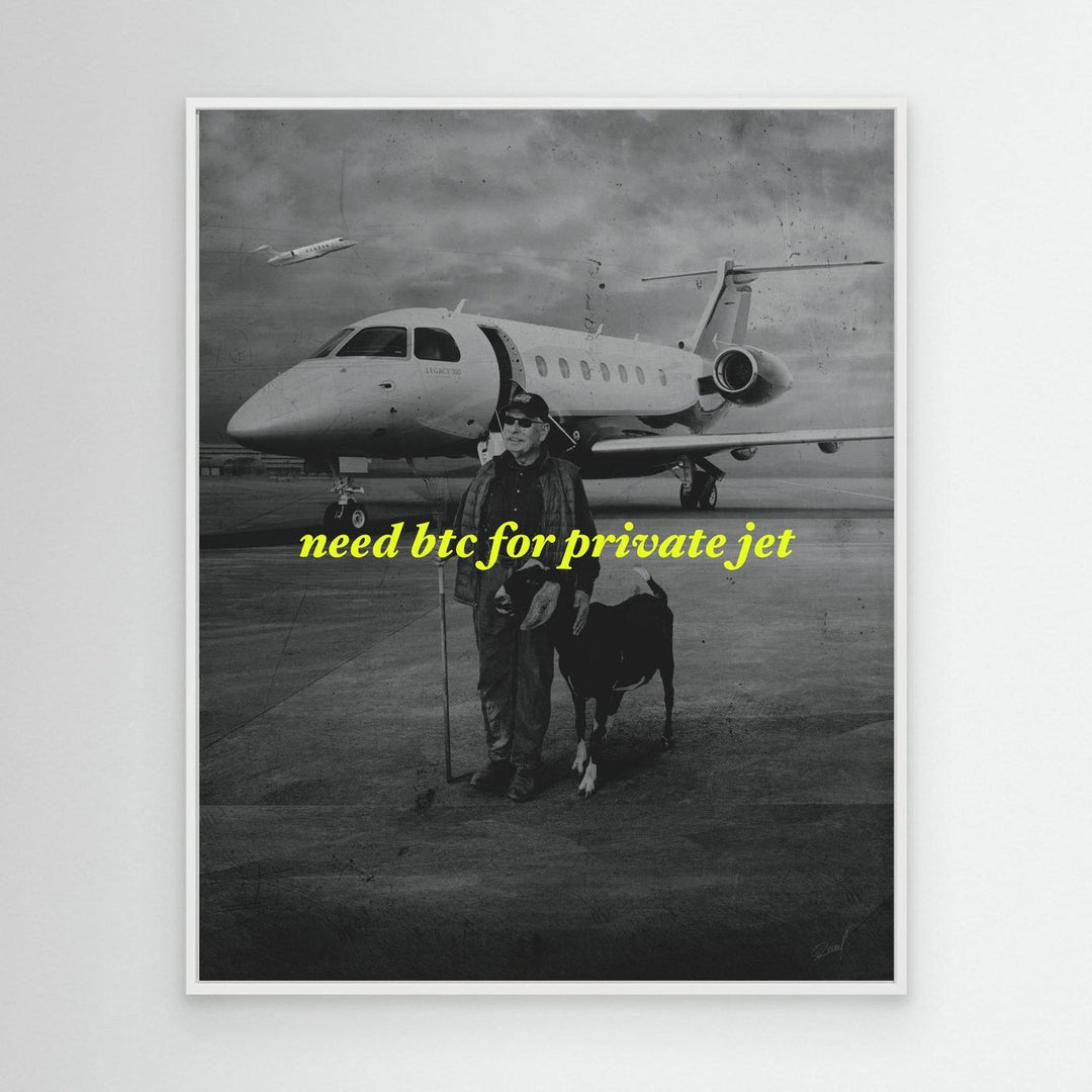 NEED BTC FOR PRIVATE JET