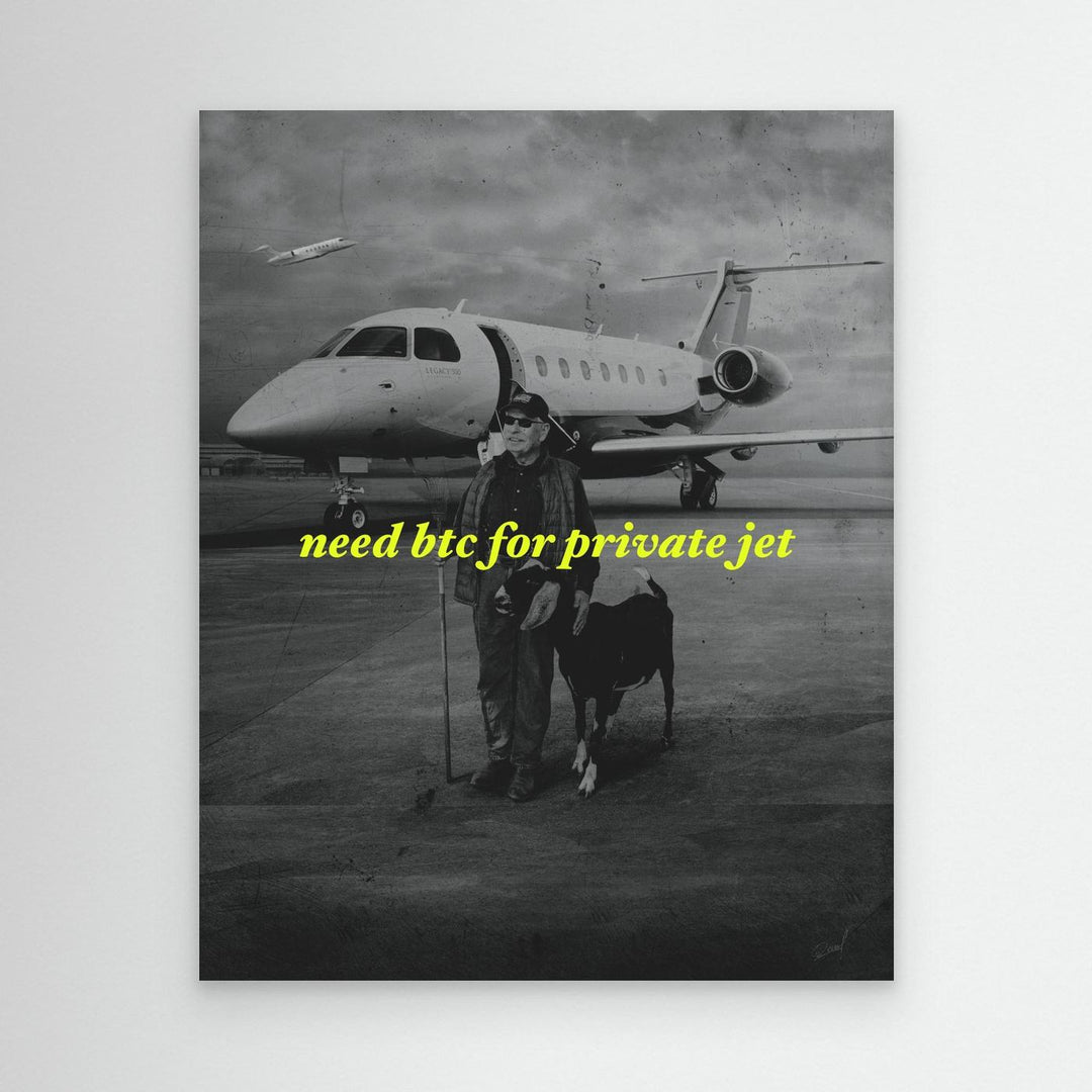 NEED BTC FOR PRIVATE JET