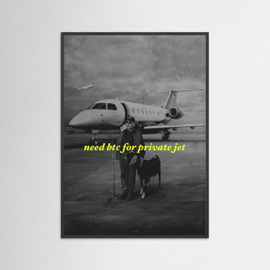 NEED BTC FOR PRIVATE JET