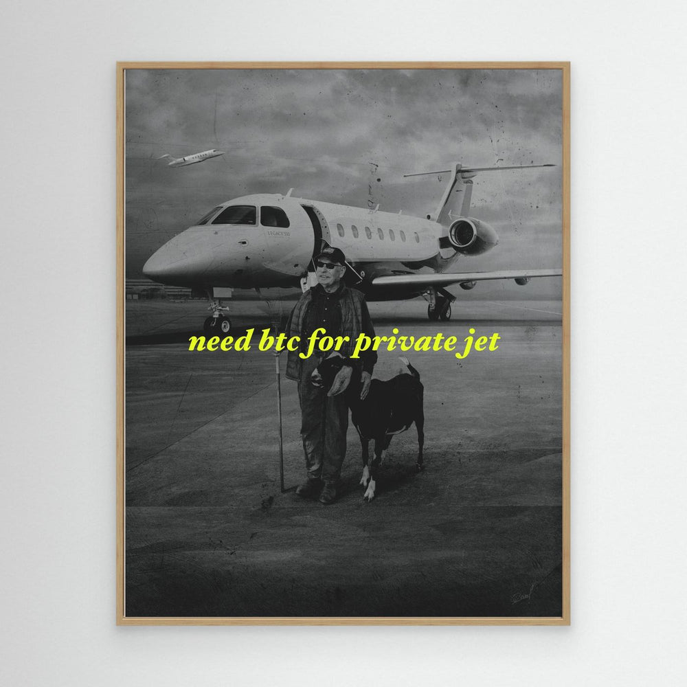 NEED BTC FOR PRIVATE JET