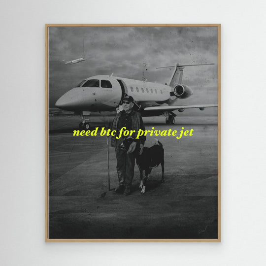 NEED BTC FOR PRIVATE JET