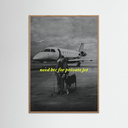 NEED BTC FOR PRIVATE JET